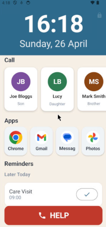 Mary app contacts